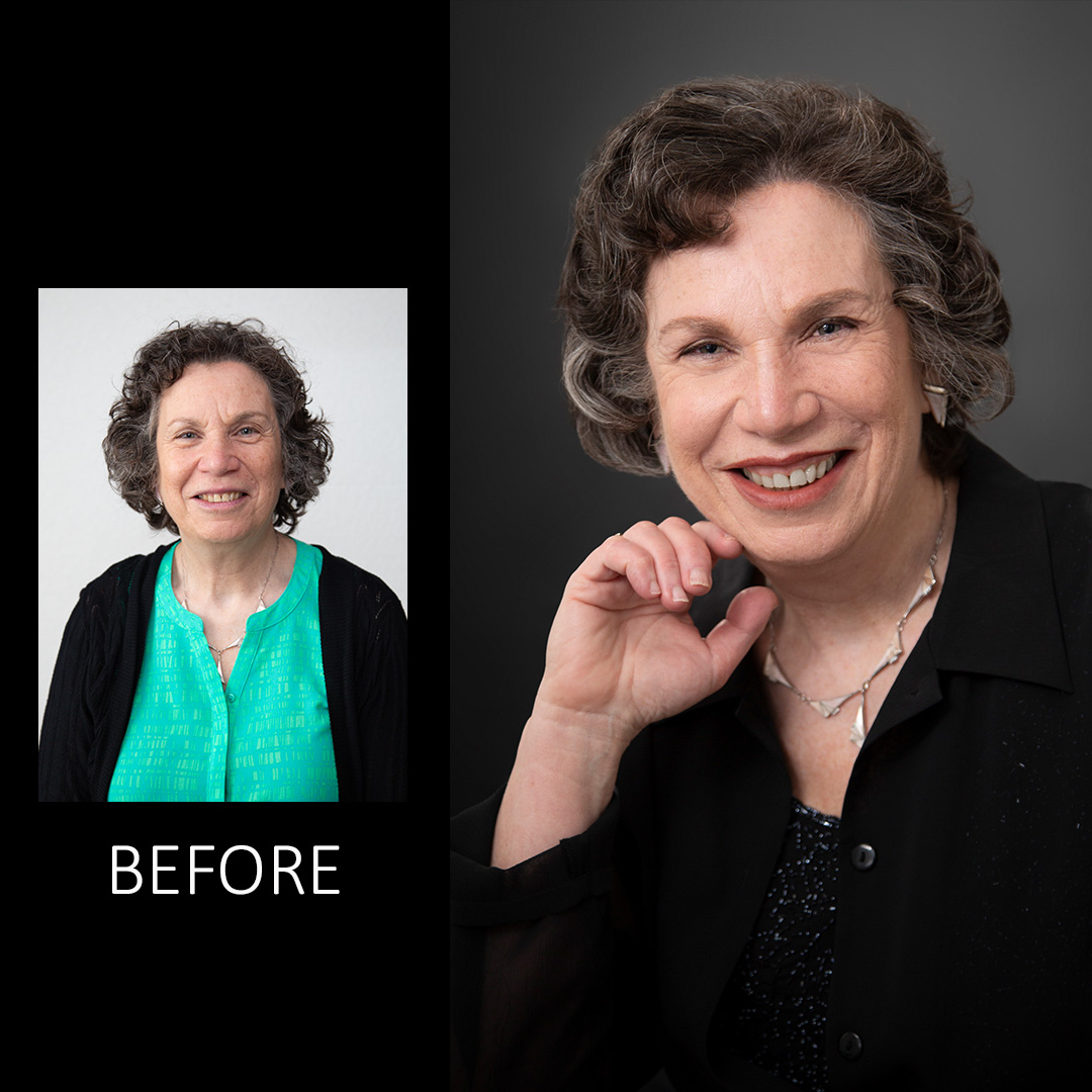 Glamour photography before and after transformation Teaneck NJ - client 6